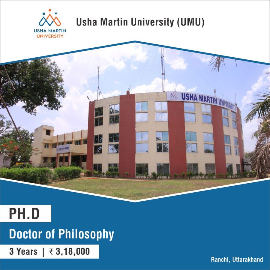 Ph.D in Computer Science at Usha Martin University, Ranchi